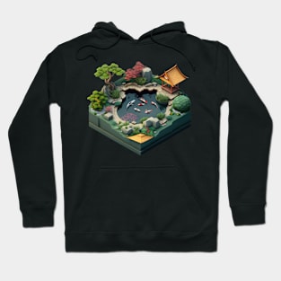 Isometric Zen Garden Hoodie